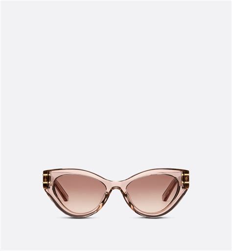 dior b71 sunglasses|DiorSignature B7I Transparent Pink Butterfly Sunglasses .